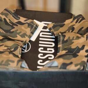 Missguided Camo Print Platform Heels, Open Toe Chunky Sandals, Size 8